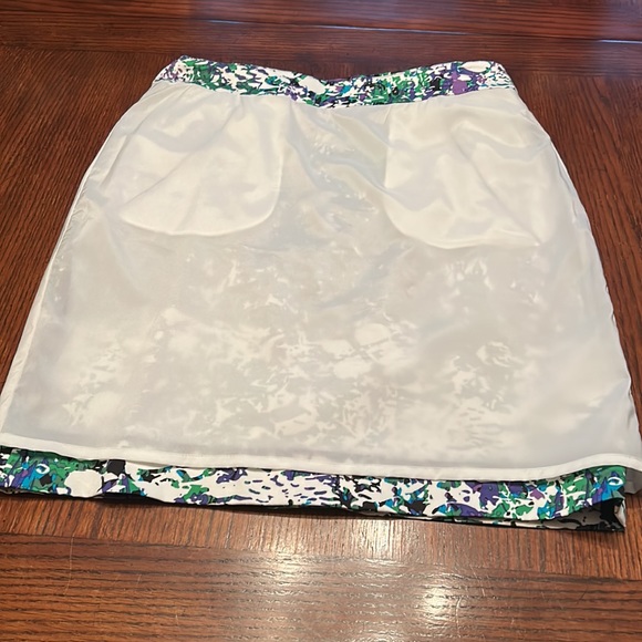 Beautiful Lined multi color skirt Sz 6 NWOT - Picture 3 of 14